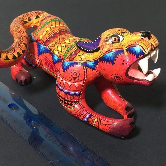 Puma Alebrije Wood Carving - Picture 8 of 16